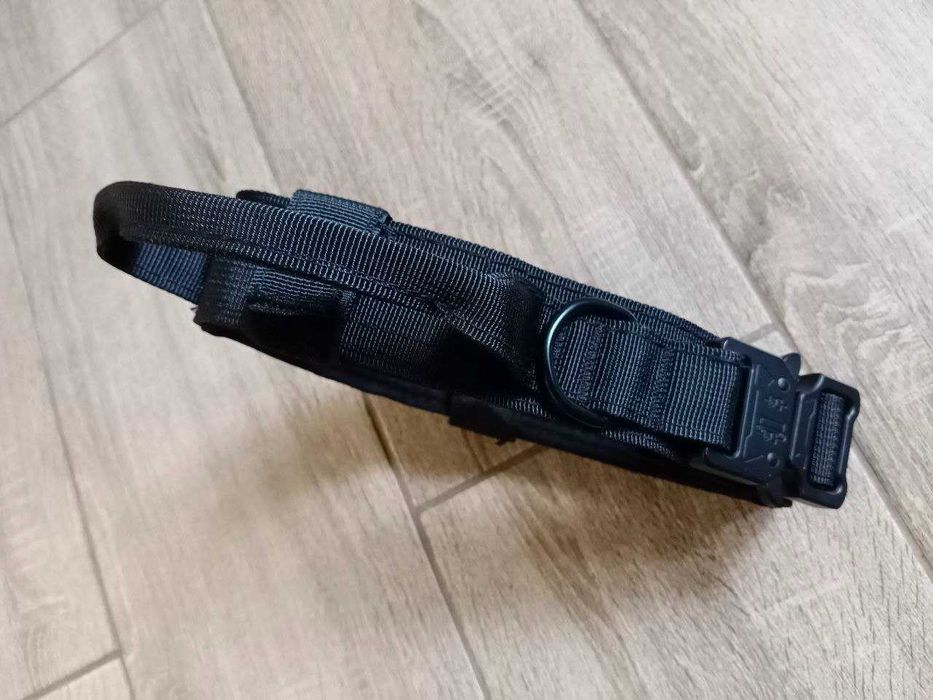 Тактический ошейник для собаки с ручкой