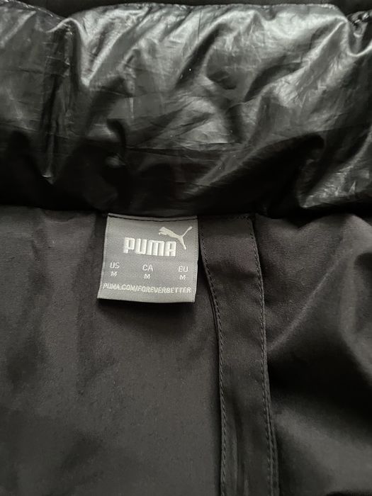 Пуховик Puma drip drill воскут воскут глянцевый