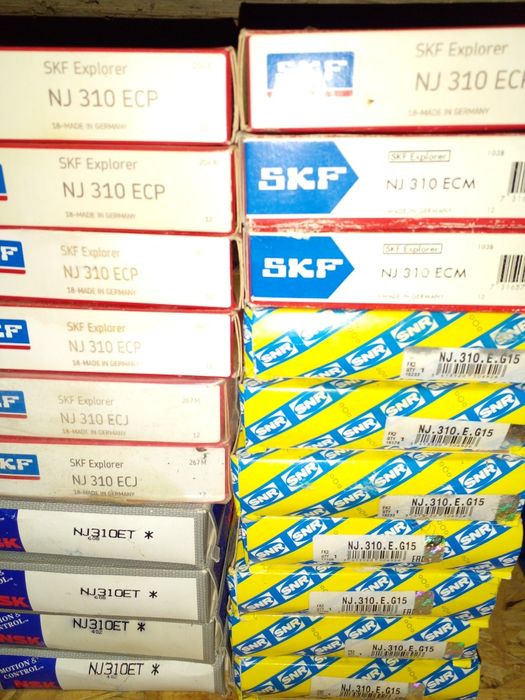 Підшипники роликові NJ305,NJ310,NJ224