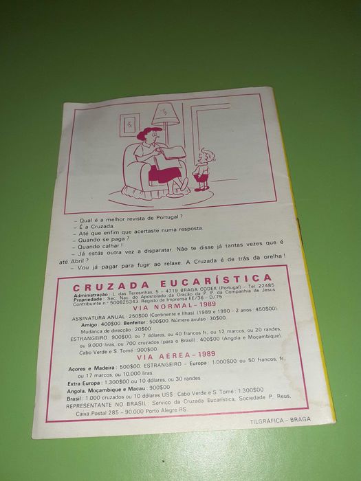 Revista “Cruzada” 1989