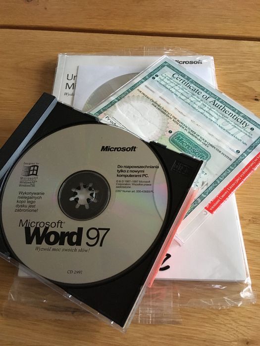 Microsoft Word 97 CD rom