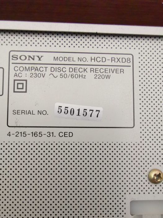 Aparelho Sony RXD8