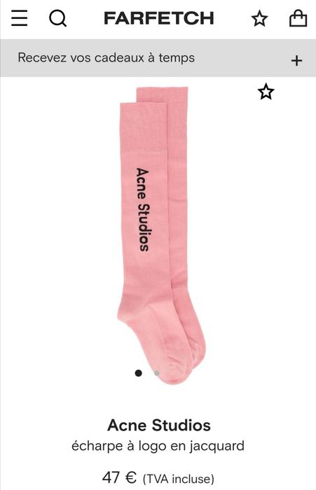 Гетри з жакардовим лого Acne Studios