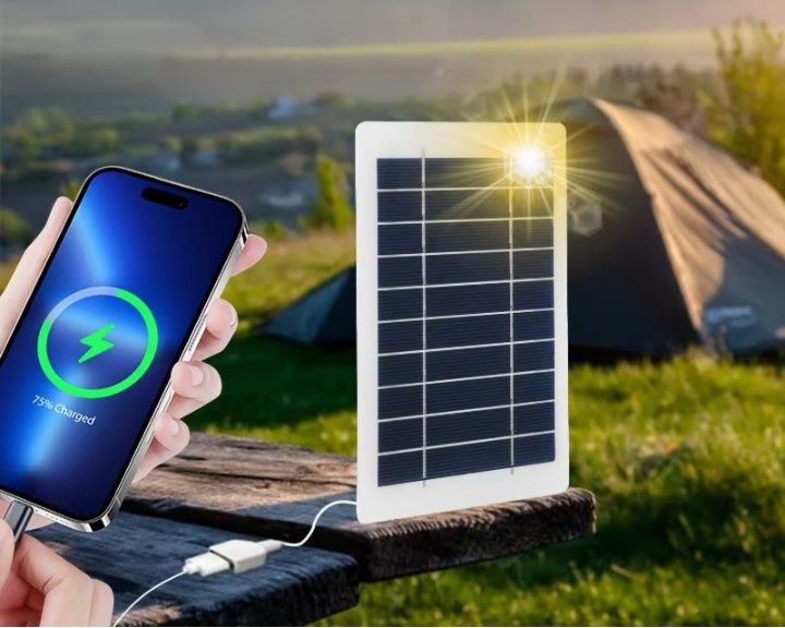 Carregador de Painel Solar 5V2W