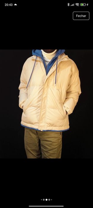 Blusão Homem Acolchoado com capuz Novo