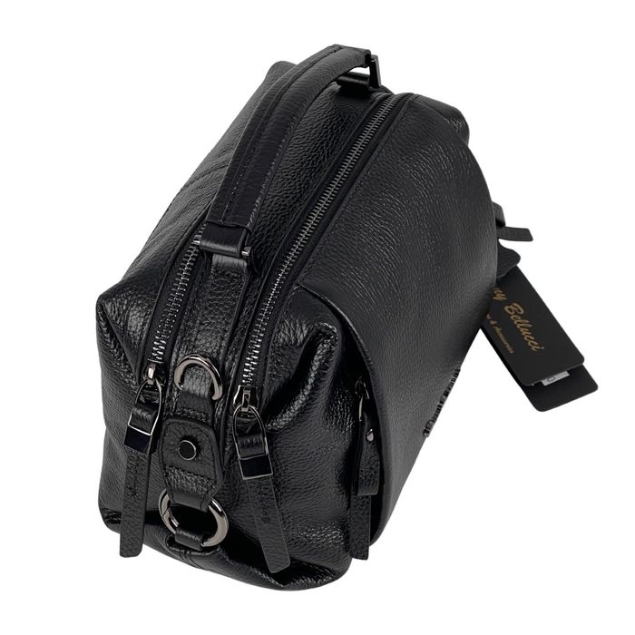 Сумка жіноча шкіряна Tony Bellucci 0308-281 чорна