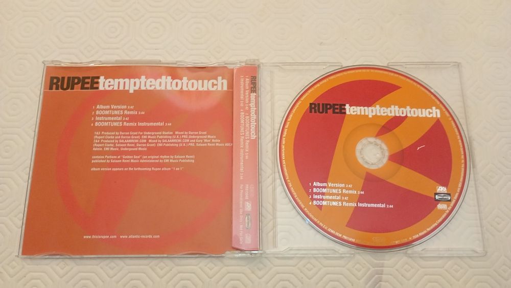 CD Rupee – Tempted To Touch