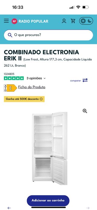 Combinado Electronia Erik ll