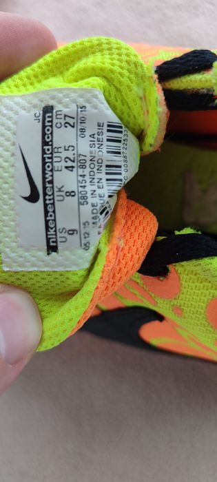 Футзалки бампи Nike Elastico 42,5