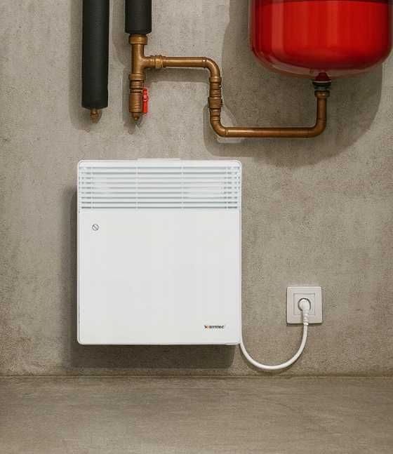 NOWY Grzejnik Elektryczny Konwektorowy AGD 500w Do 7m² Termostat Przenośny AGD Drobne Elektronarzędzia