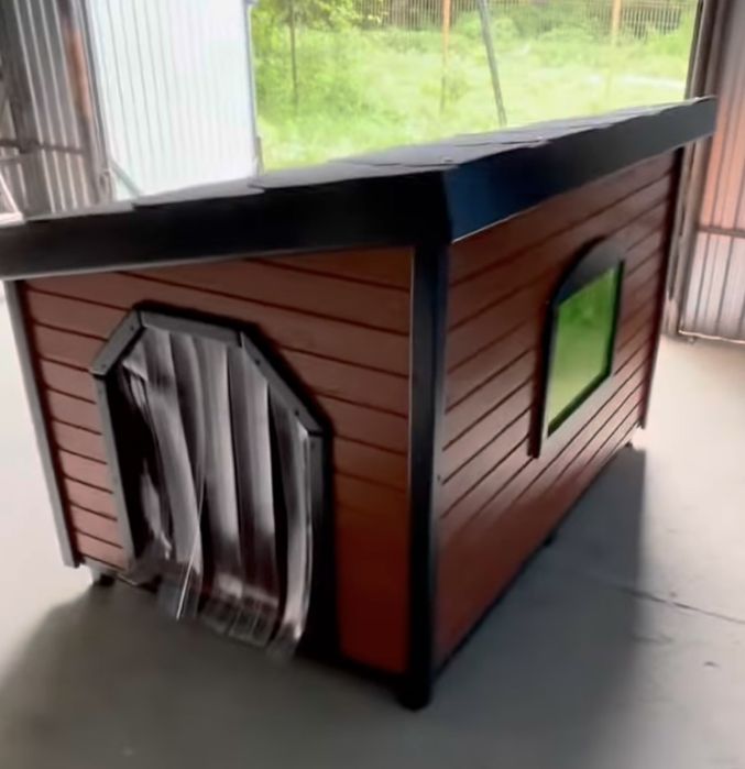 Утеплена буда собаці велика будка песику собача для собак