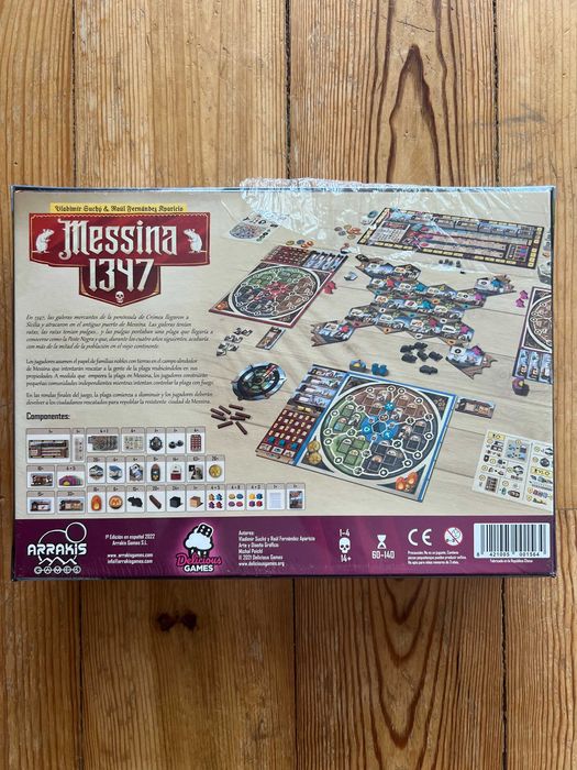 Messina 1347 — Jogo de Tabuleiro