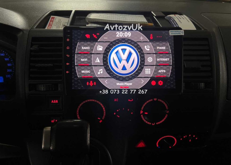 Магнитола MULTIVAN Volkswagen Т5 TRANSPORTER VW T5 CarPlay Android 15