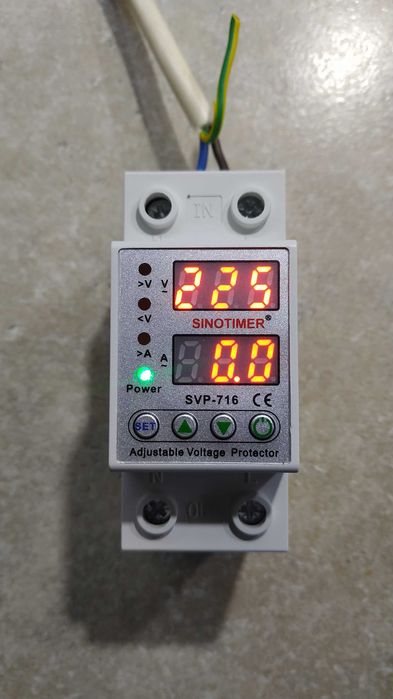 Реле защиты от перенапряжения, перегрузки по току 40 А