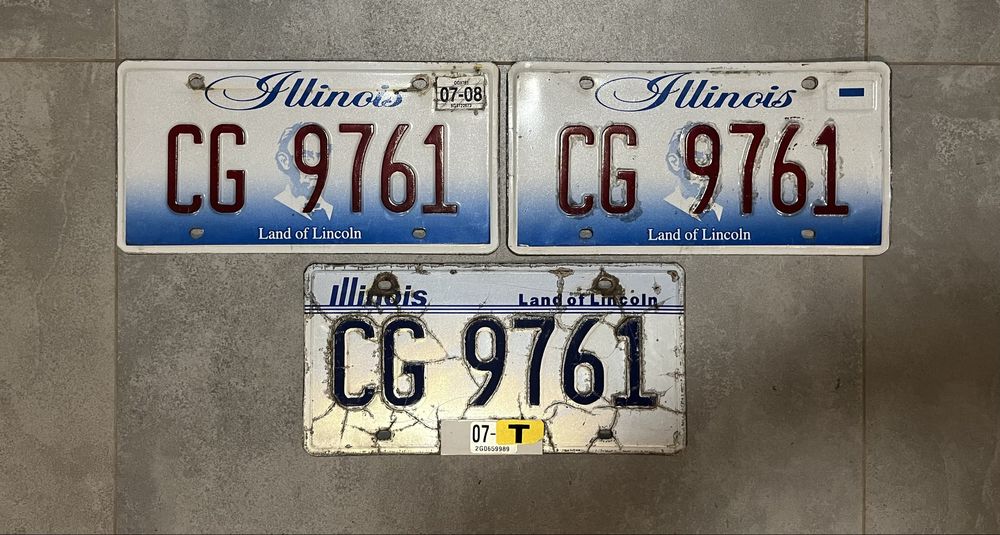 Tablice rejestracyjne USA-Illinois