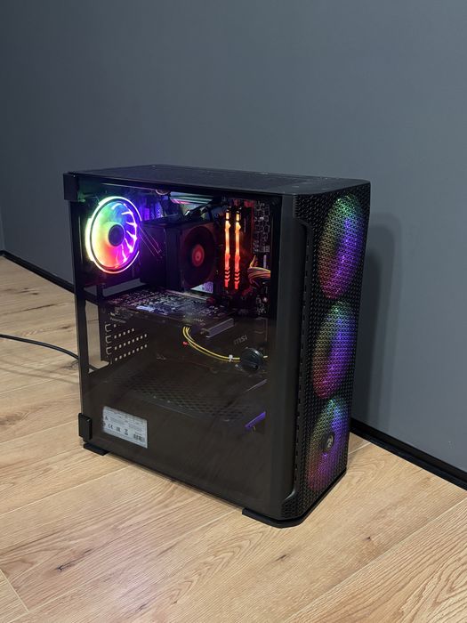 Rx6600  ryzen 5500   16gb  ігровий пк компютер