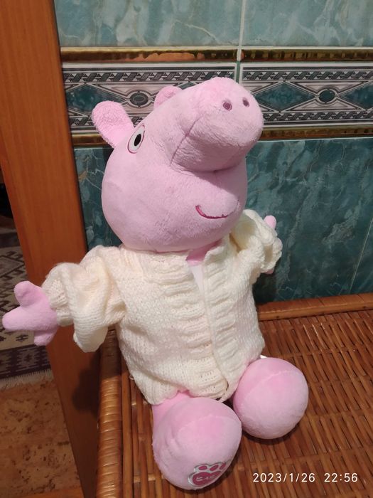 Свинка Peppa pig  Bab , большая (43 см)
