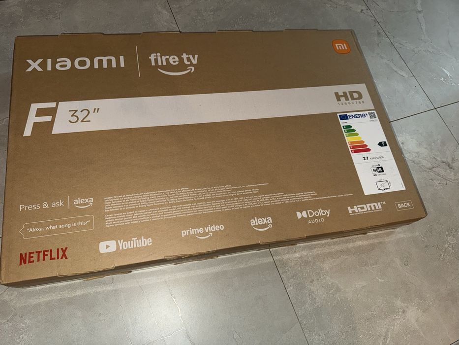 Xiaomi F 32" 81 cm HD Smart TV DVB-C/S/S2/T/T2