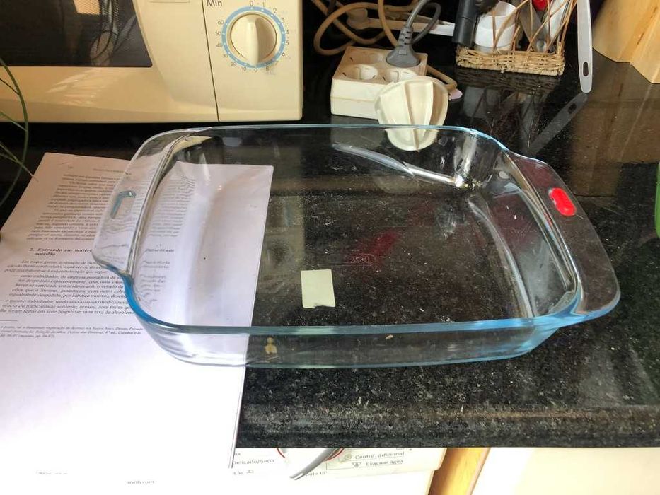 pirex rectangular transparente grande