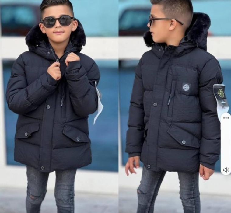 7 - 8 років куртка дитяча  на хлопчика STONE ISLAND