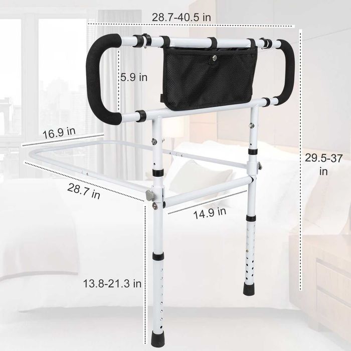 Barierka ochronna do łóżka dla osób starszych