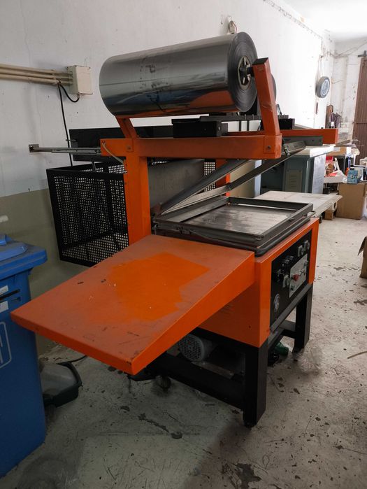 Máquina Seladora em L com Compressor de Ar Pneumático