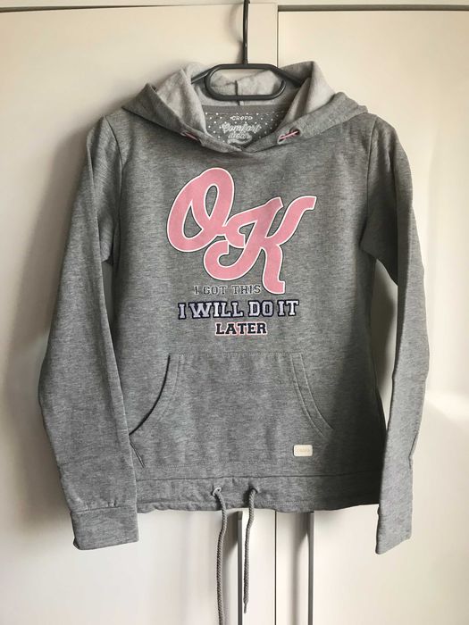 Bluza dziewczęca z kapturem firmy CROPP
