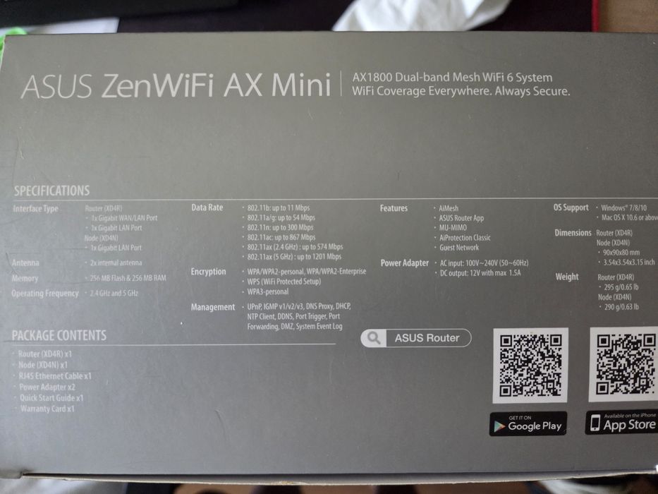 ASUS Zen WiFi 6 AX Mini XD463824731856515122