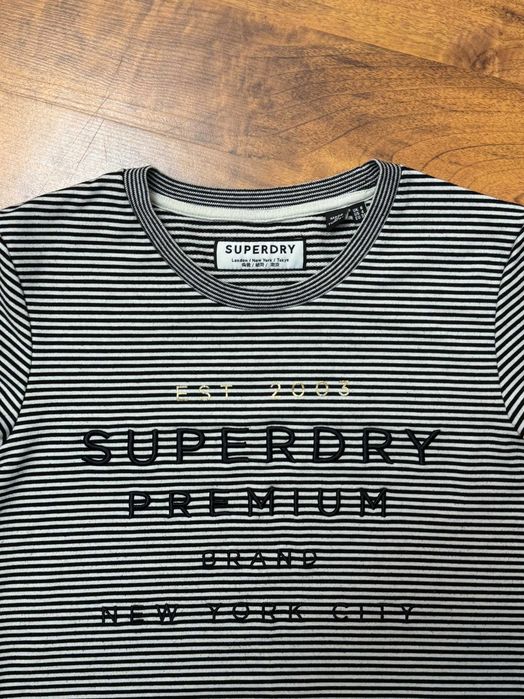 Bluzka w paski z długim rękawem bluzeczka Superdry 36 S