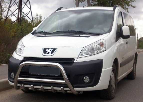 Citroen Jumpy 2007-2017 гг. Кенгурятник (нерж.)