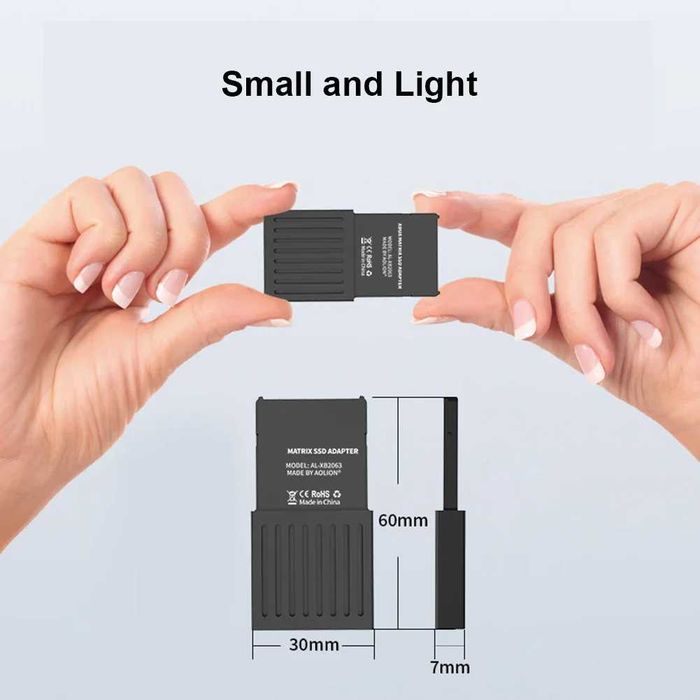Кейс-переходник для SSD Xbox Series-X/S M.2 NVME 2230 SSD.