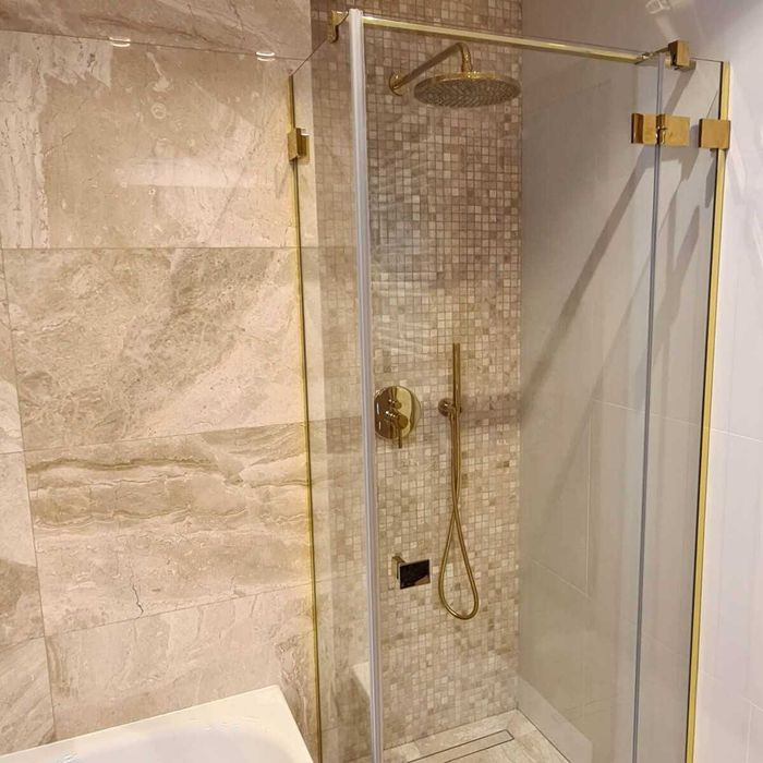 Mozaika kamienna, marmur, trawertyn, szlifowane, bębnowane,