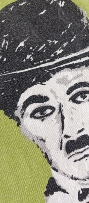 UNIKAT! Tkanina Pop-Art 158x82 cm – Marilyn Monroe Einstein Chaplin