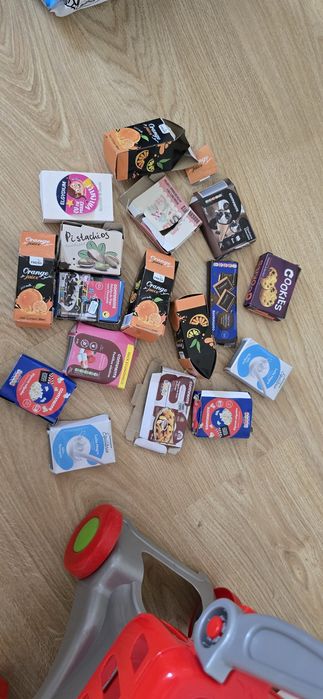 Carrinho de compras + compras + registadora