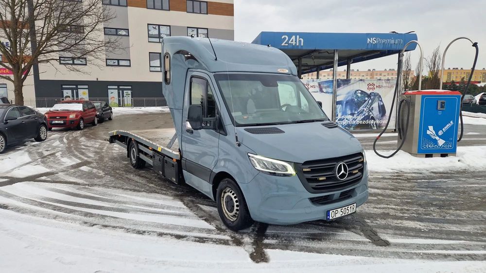 Mercedes-Benz SPRINTER 316 AUTOMAT LAWETA  Mercedes Sprinter 2.2 907 Autolaweta Laweta bak 240L