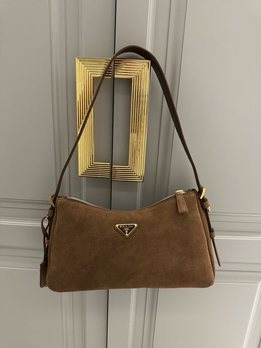 Torebka Prada Brown Suede