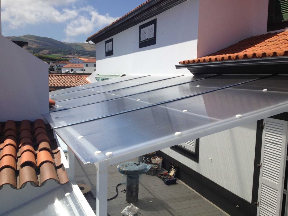 Placas Policarbonato Transparente 2,00x1,05 m com Proteção UV