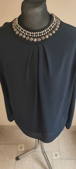 Bluzeczka koszulowa z dżetami rozm L/ XL
