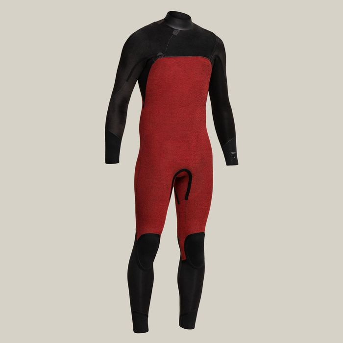 Fato de surf neoprene 4/3 mm Homem - 900 preto