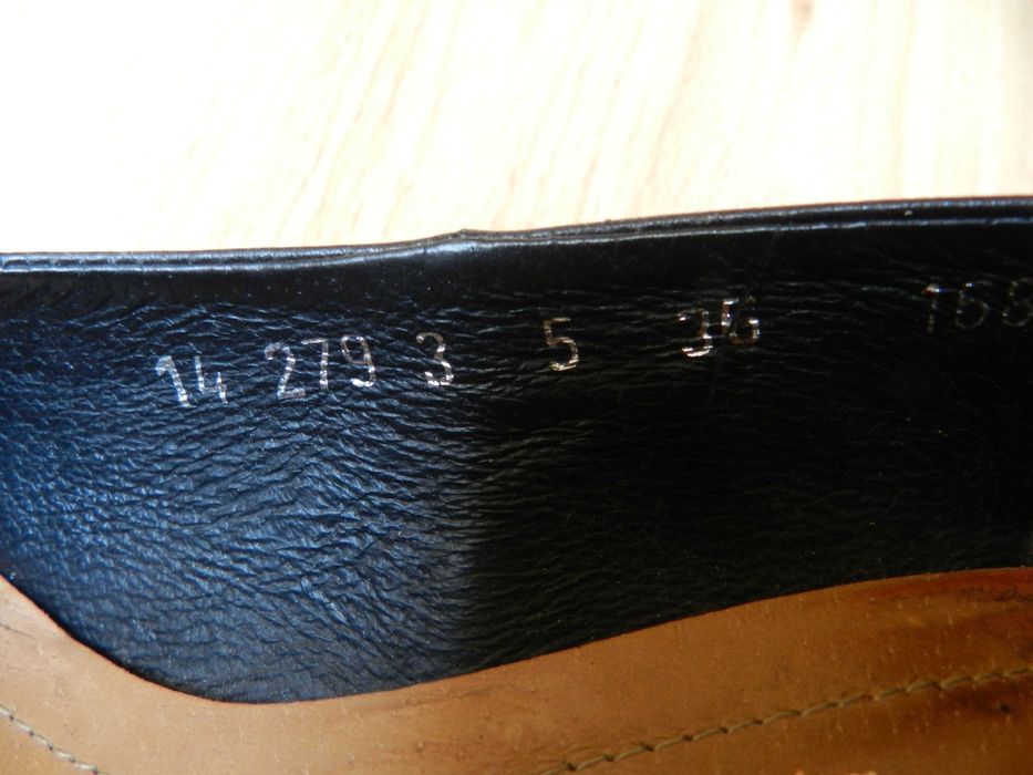 Buty szpilki skórzane
