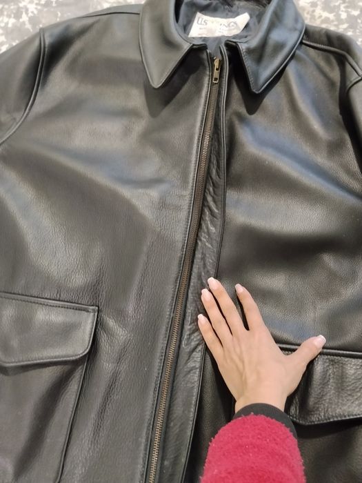 Casaco de homem em pele