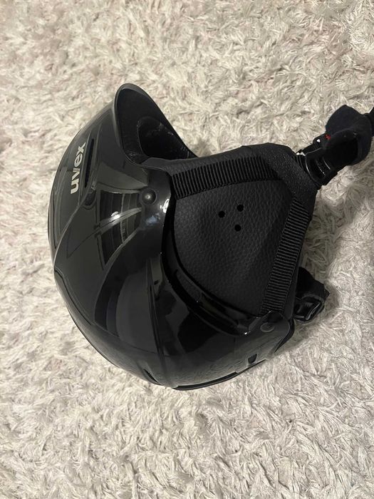 Kask narciarski dziecięcy Uvex P1US czarny 52-55 cm