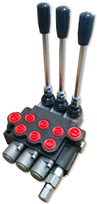 Przyłącza Rozdzielacz Hydrauliczny 3 Sekcyjny 80L [8087]