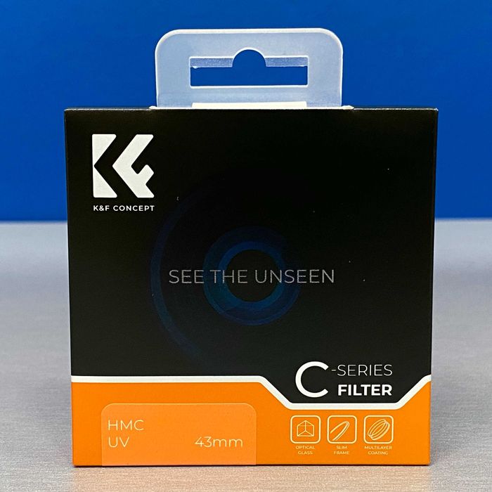 K&F Concept UV Slim 43mm (Filtro UV) - SELADO