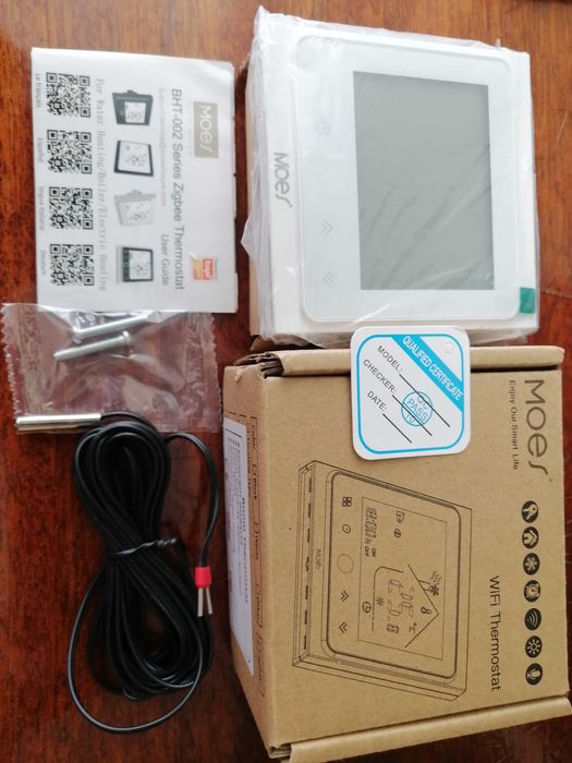 Термостат MOES BHT-002GALZB Zigbee для теплої підлоги