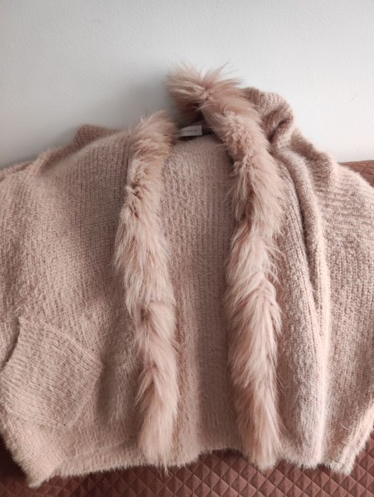 Casaco rosa muito macio