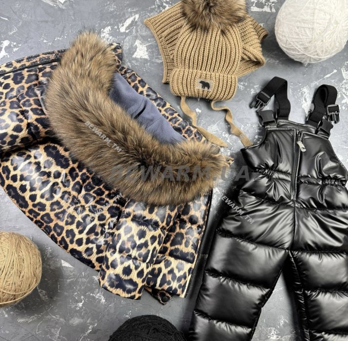 Дитячий роздільний зимовий комбінезон Bewarm. Розмір 80-86 см.