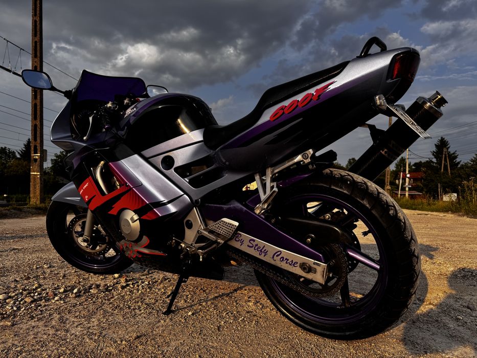 HONDA CBR 600 | Stalowy oplot | Carbon wydech