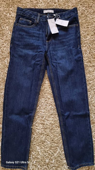 Calças ganga novas Mango