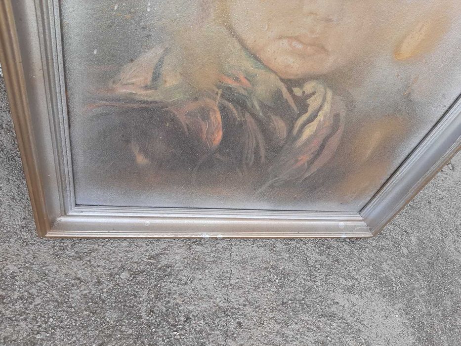 Moldura de quadro - artigo vintage para reaproveitar